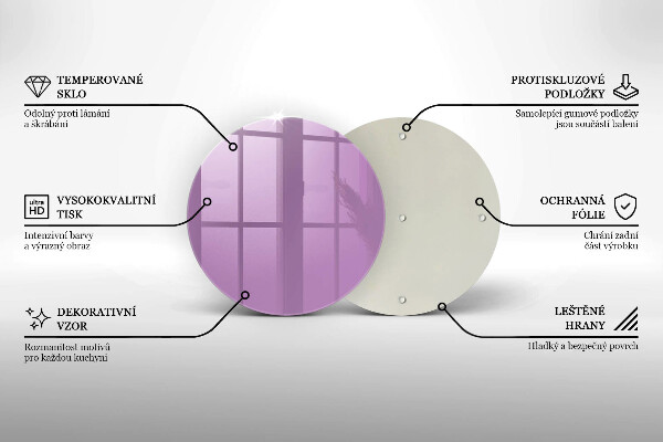 Tocător de bucătărie Culoare violet