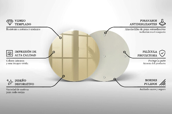 Tocător de bucătărie Culoare bej