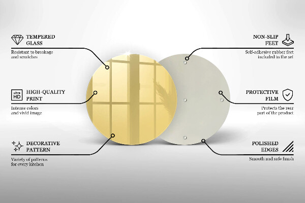 Tocător de bucătărie Galben