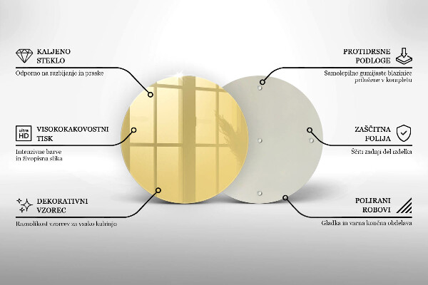 Tocător de bucătărie Galben