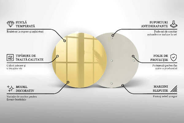 Tocător de bucătărie Galben