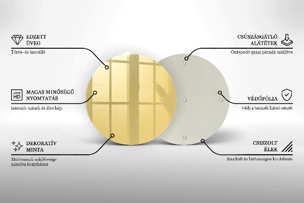 Tocător de bucătărie Galben