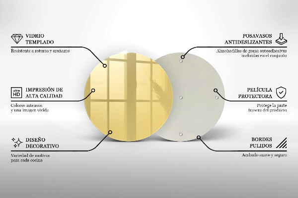 Tocător de bucătărie Galben