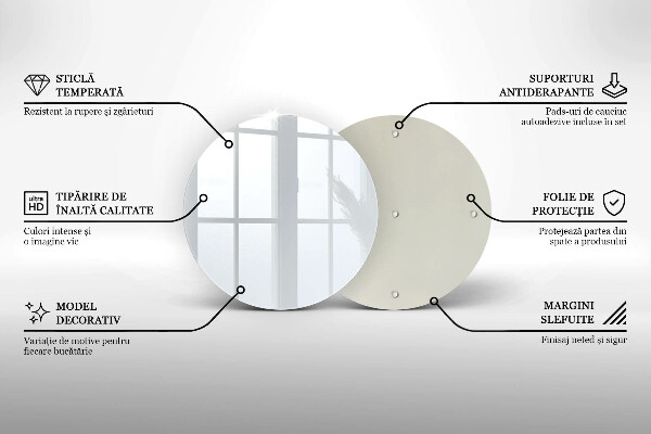 Tocător de bucătărie culoare alba