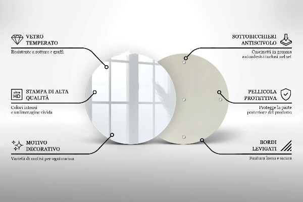 Tocător de bucătărie culoare alba