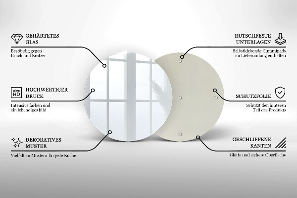 Tocător de bucătărie culoare alba