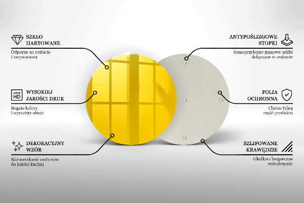 Tocător de bucătărie Galben