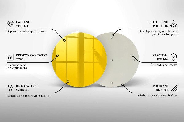 Tocător de bucătărie Galben