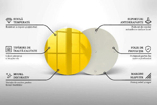 Tocător de bucătărie Galben