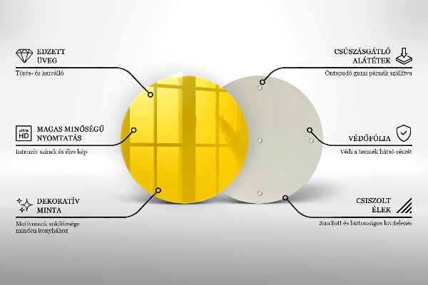 Tocător de bucătărie Galben