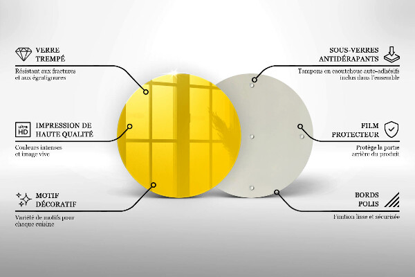 Tocător de bucătărie Galben