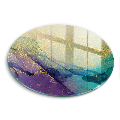 Tocător de bucătărie Fundal cu aur