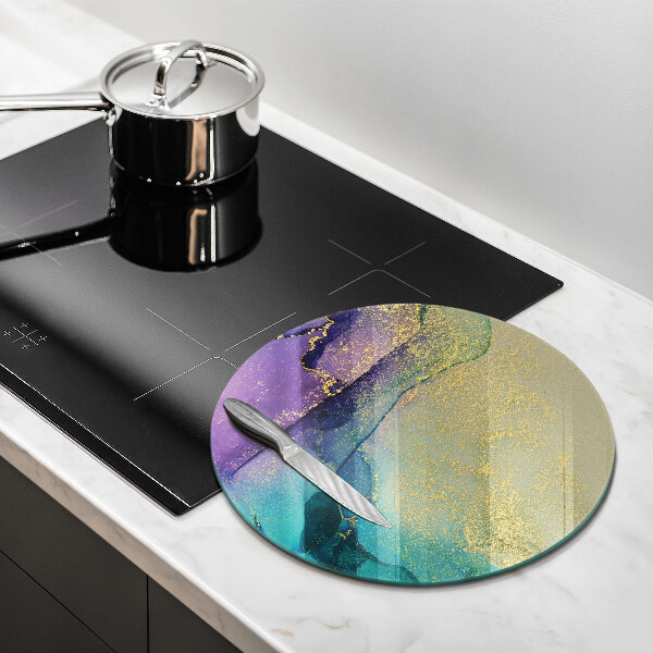 Tocător de bucătărie Fundal cu aur