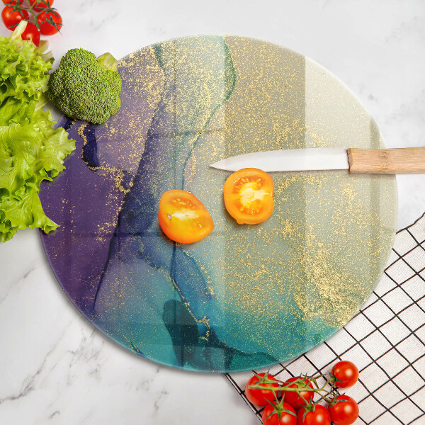 Tocător de bucătărie Fundal cu aur