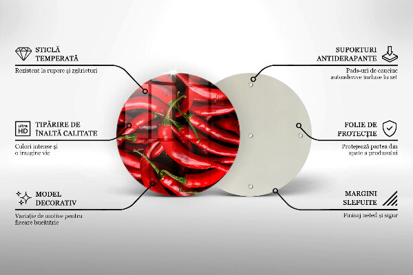 Tocător de bucătărie Ardei iute