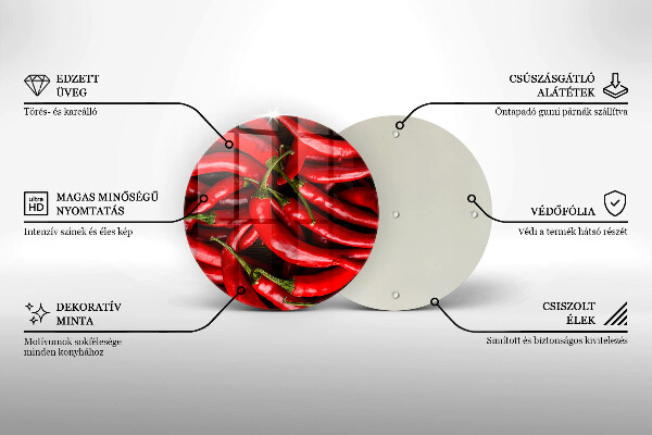 Tocător de bucătărie Ardei iute