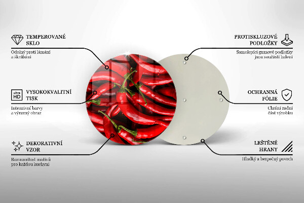 Tocător de bucătărie Ardei iute