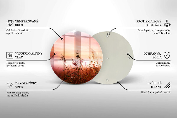 Tocător de bucătărie Peisaj de câmpuri de iarbă