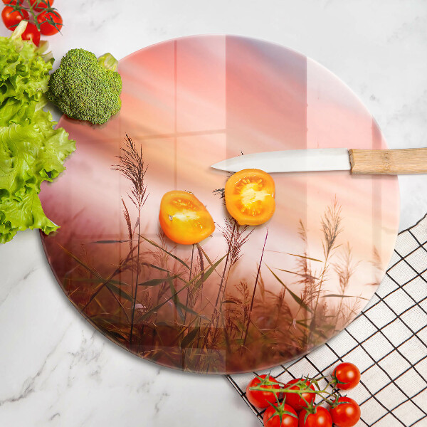 Tocător de bucătărie Peisaj de câmpuri de iarbă