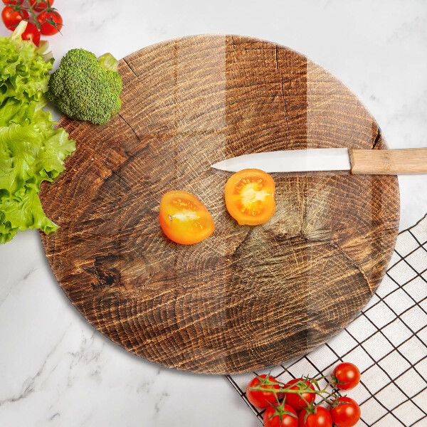 Tocător de bucătărie Granul de lemn al copacului