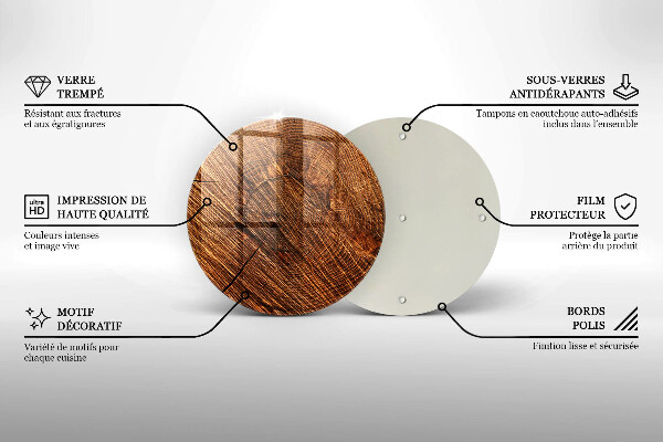 Tocător de bucătărie Structura din lemn