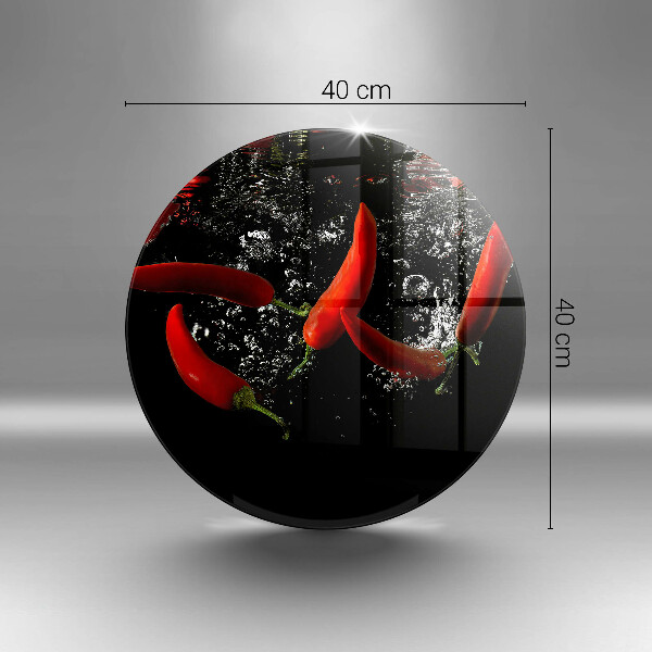 Tocător de bucătărie Ardei iute în apă