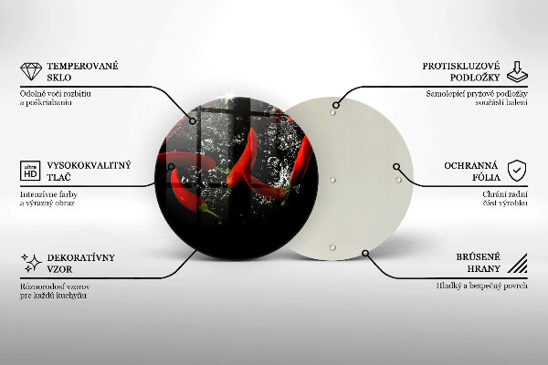 Tocător de bucătărie Ardei iute în apă