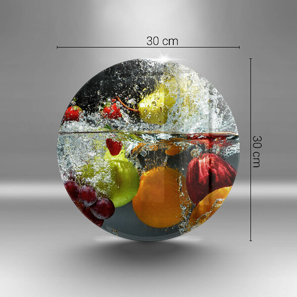 Tocător de bucătărie Fructe suculente în apă