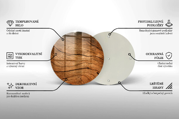 Tocător de bucătărie Textura placă de lemn