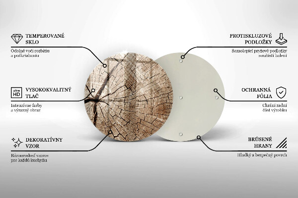 Tocător de bucătărie Secțiune transversală a unui copac