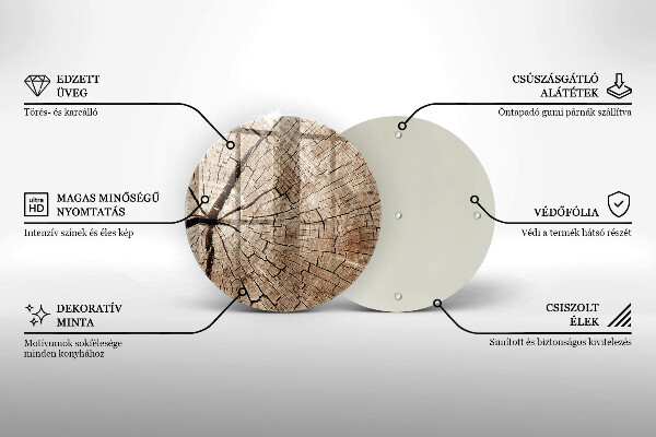 Tocător de bucătărie Secțiune transversală a unui copac