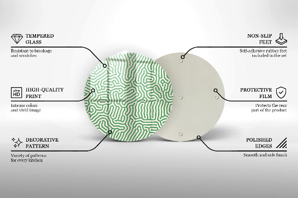 Tocător de bucătărie Linii abstracte