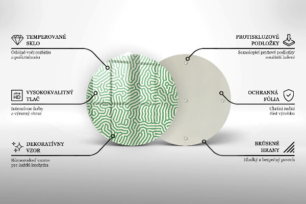 Tocător de bucătărie Linii abstracte