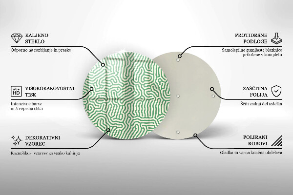 Tocător de bucătărie Linii abstracte