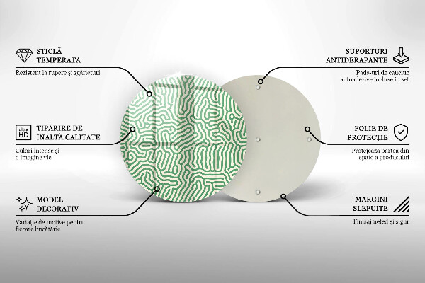 Tocător de bucătărie Linii abstracte