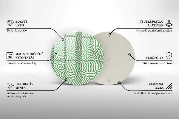 Tocător de bucătărie Linii abstracte