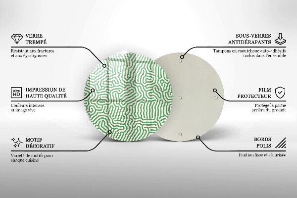 Tocător de bucătărie Linii abstracte