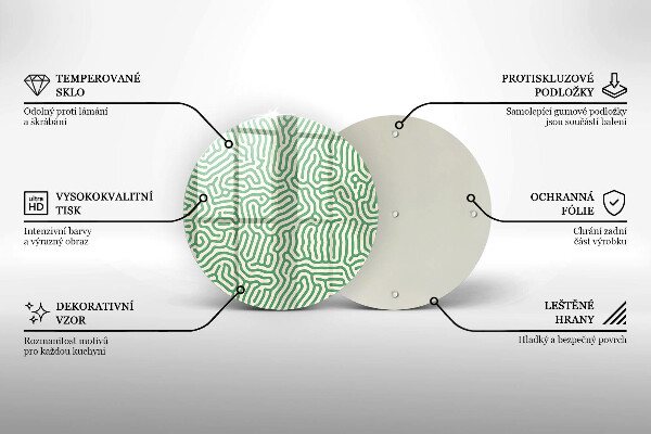 Tocător de bucătărie Linii abstracte