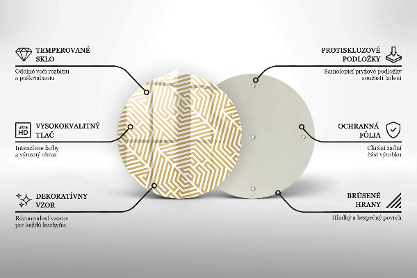 Tocător de bucătărie Linii geometrice