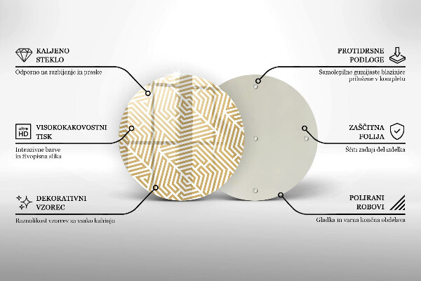 Tocător de bucătărie Linii geometrice
