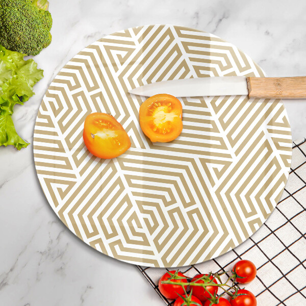 Tocător de bucătărie Linii geometrice