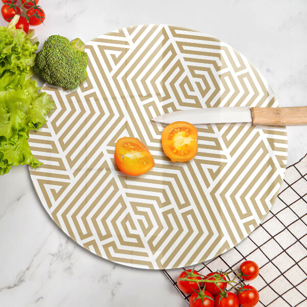 Tocător de bucătărie Linii geometrice