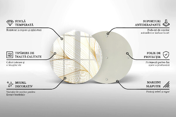 Tocător de bucătărie Model de linii moderne