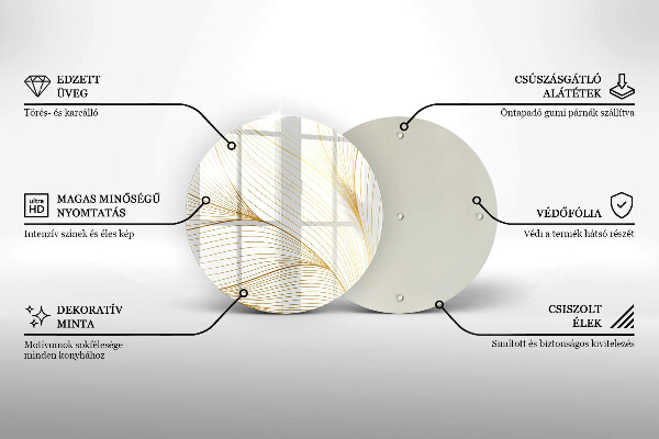 Tocător de bucătărie Model de linii moderne
