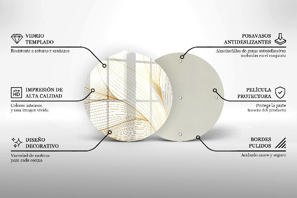 Tocător de bucătărie Model de linii moderne