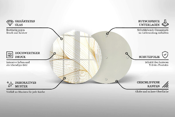 Tocător de bucătărie Model de linii moderne