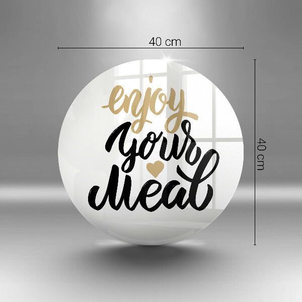 Tocător de bucătărie Inscripție Enjoy your meal