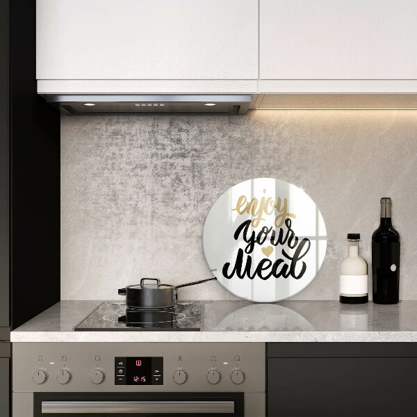 Tocător de bucătărie Inscripție Enjoy your meal