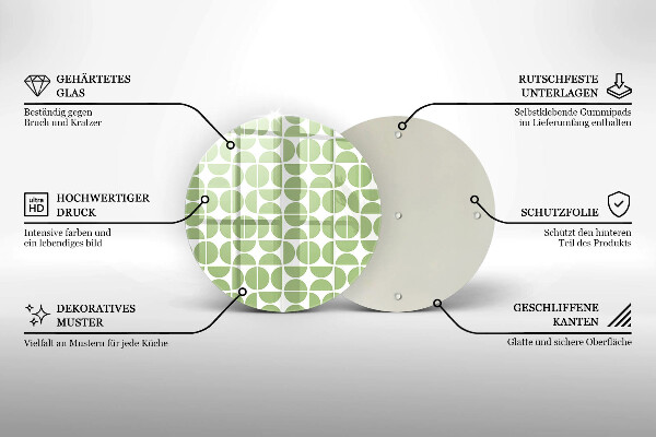 Tocător de bucătărie Model de forme boho