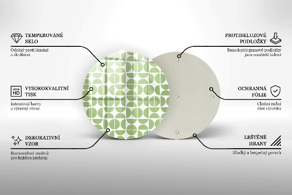 Tocător de bucătărie Model de forme boho